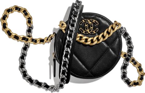 chanel 19 pochette|chanel clutch with hand strap.